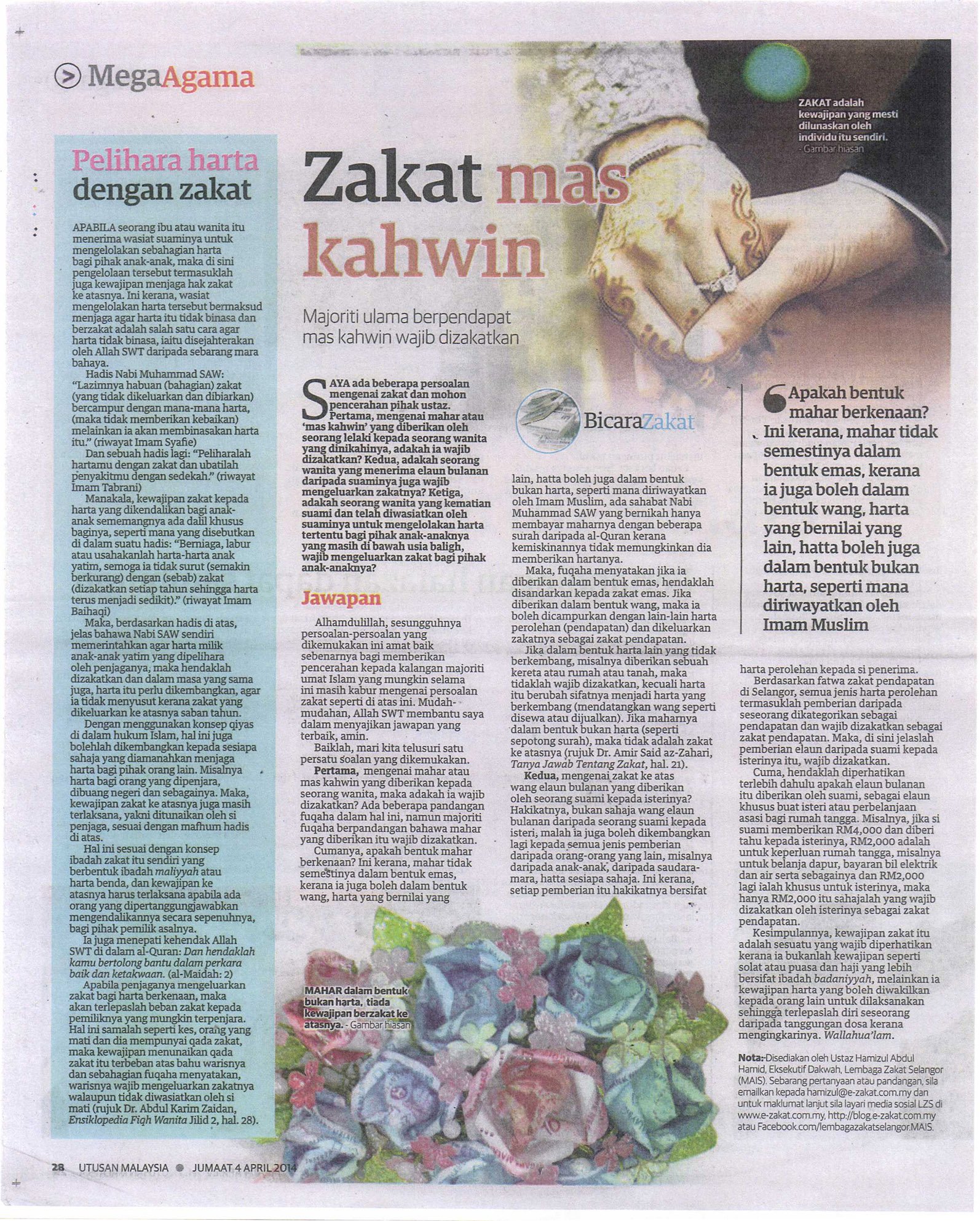 ZAKAT MAS KAHWIN - Lembaga Zakat Selangor