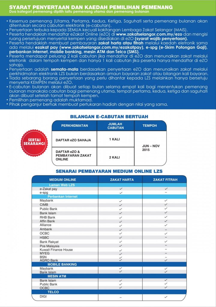 Kempen Daftar eZakatONLINE - Lembaga Zakat Selangor